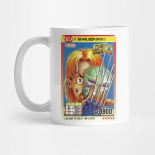 Vega (Balrog) Korean Trading Card - Street Fighter Mug